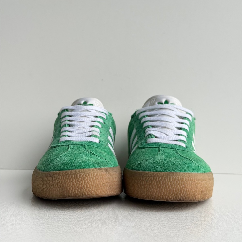 Adidas Gazelle Bold Mens 5‎ Green/Gum Suede Sneakers Retro Casual Preppy Soccer - Picture 5 of 9